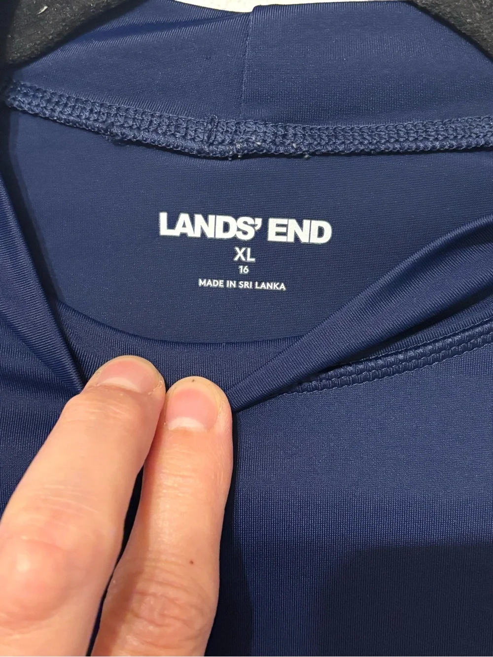 Lands End navy long